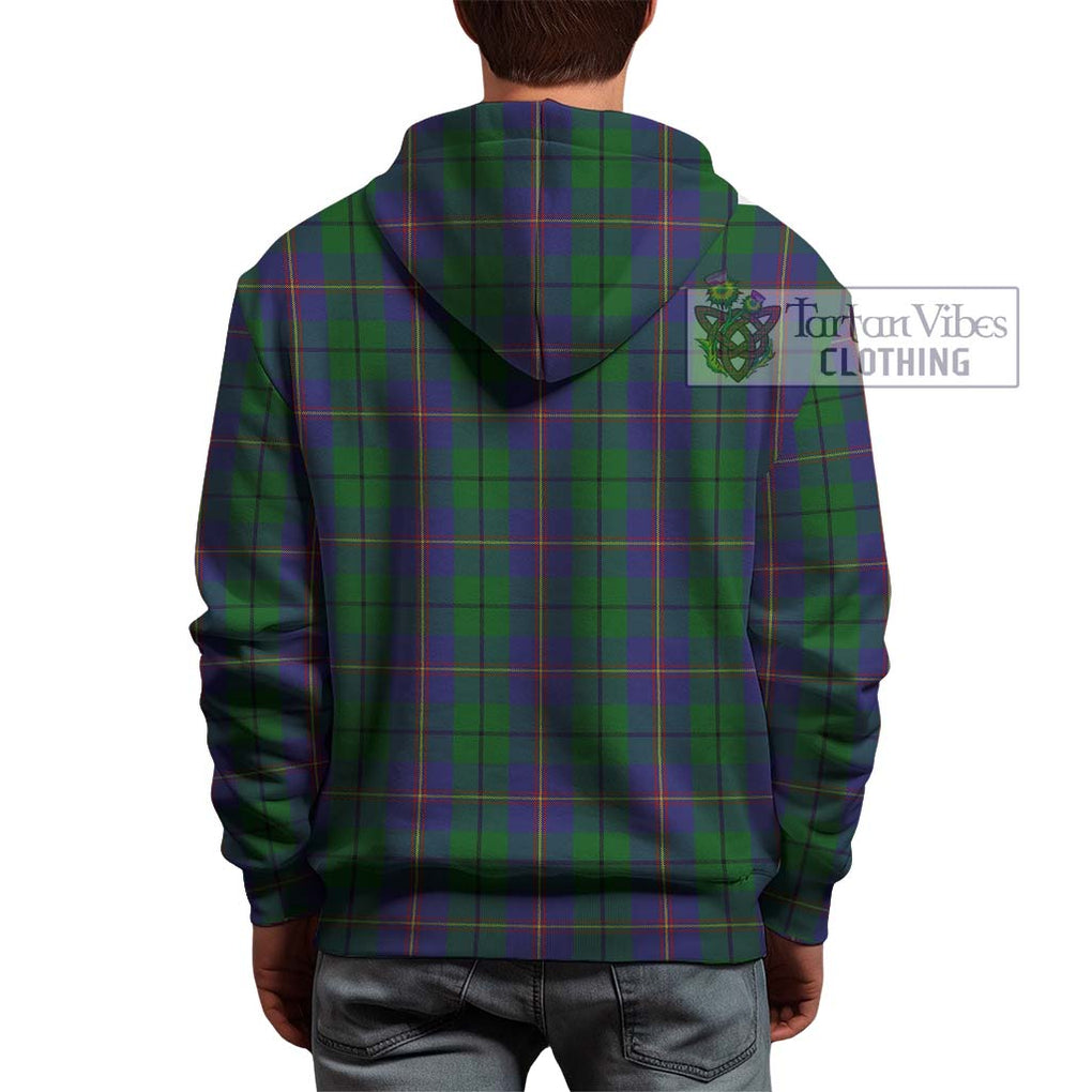 Carmichael Tartan Hoodie with Family Crest DNA In Me Style - Tartanvibesclothing Shop