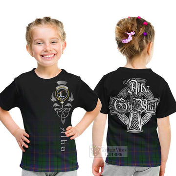 Tartan Vibes Clothing Carmichael Tartan Kid T-Shirt Featuring Alba Gu Brath Family Crest Celtic Inspired