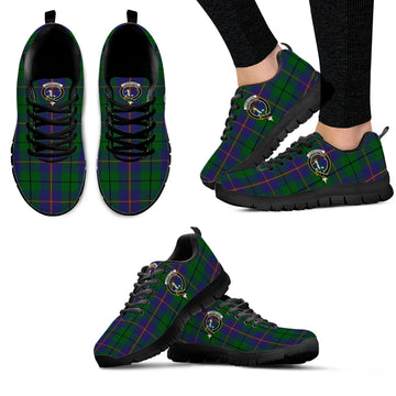 Carmichael Tartan Sneakers with Family Crest