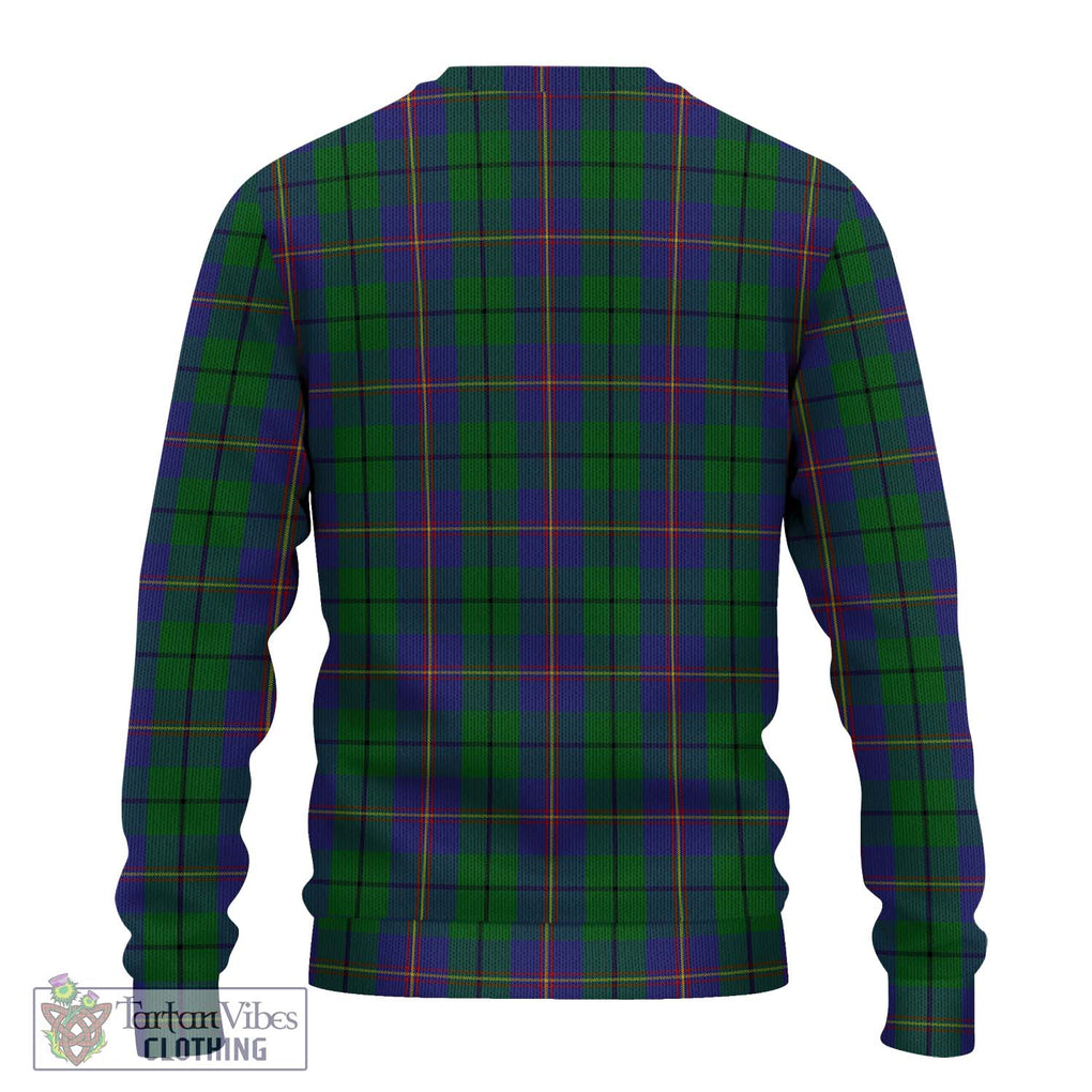 Carmichael Tartan Knitted Sweater with Family Crest DNA In Me Style - Tartanvibesclothing Shop