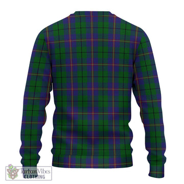 Carmichael Tartan Knitted Sweater with Family Crest DNA In Me Style - Tartanvibesclothing Shop