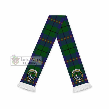 Tartan Vibes Clothing Carmichael Tartan Ruffneck Scarf with Family Crest