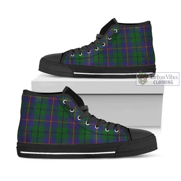 Carmichael Tartan High Top Shoes