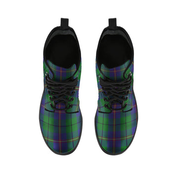 Carmichael Tartan Leather Boots