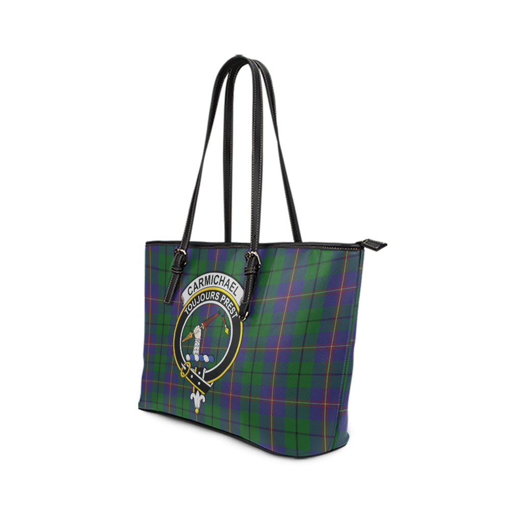 carmichael-tartan-leather-tote-bag-with-family-crest