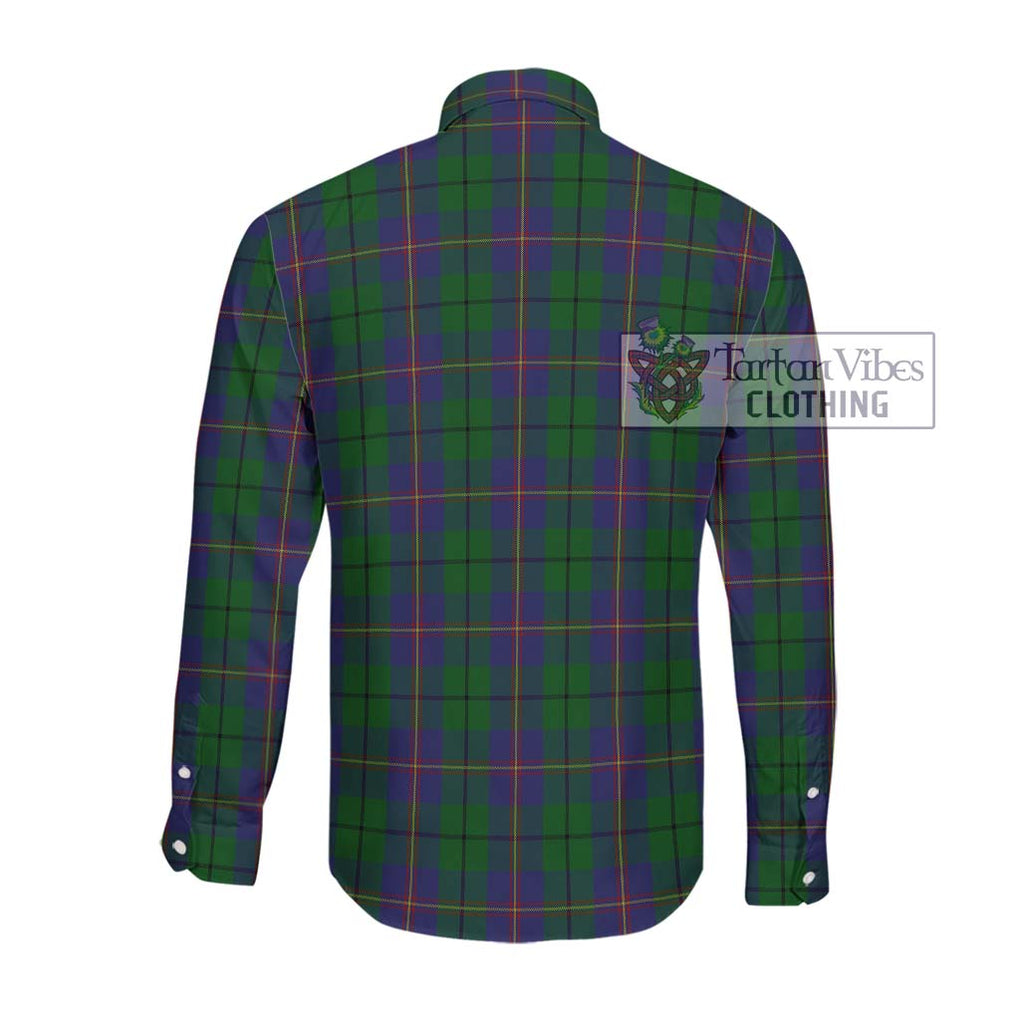 Carmichael Tartan Long Sleeve Button Shirt with Family Crest DNA In Me Style - Tartanvibesclothing Shop