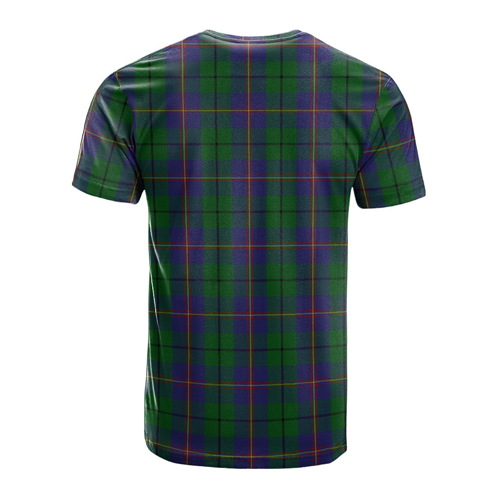 Carmichael Tartan T-Shirt with Family Crest - Tartan Vibes Clothing
