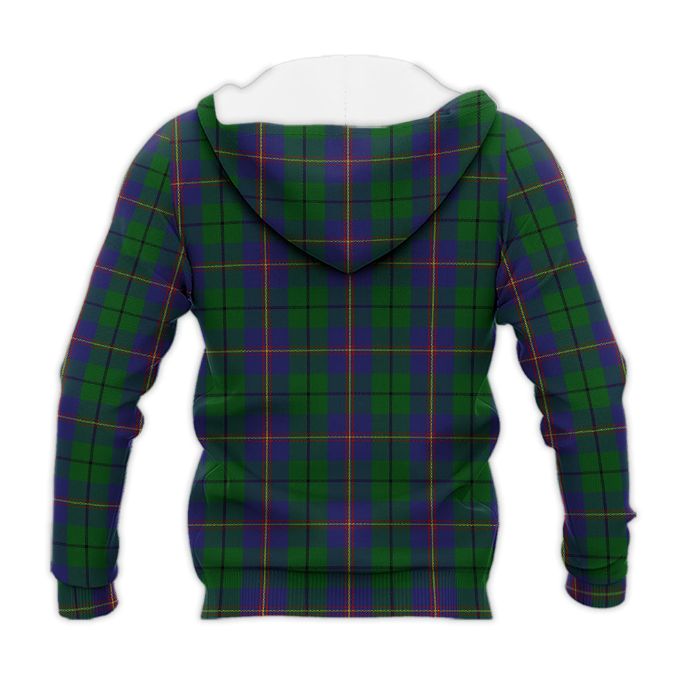 carmichael-tartan-knitted-hoodie-with-family-crest