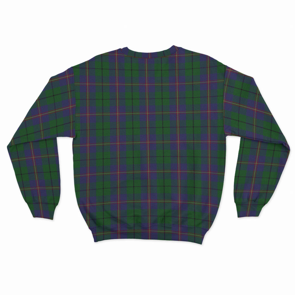 carmichael-tartan-sweatshirt-with-family-crest
