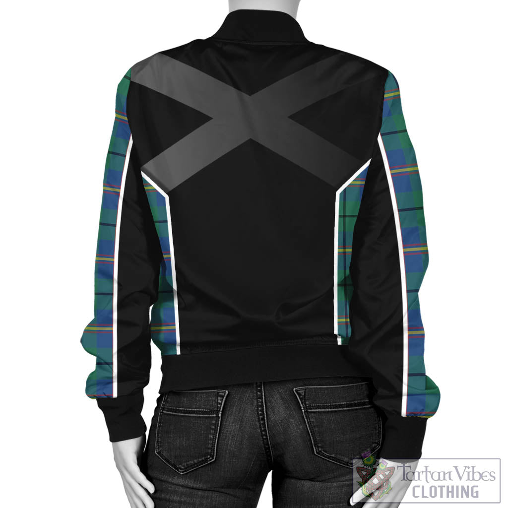 Tartan Vibes Clothing Carmichael Ancient Tartan Bomber Jacket with Family Crest and Scottish Thistle Vibes Sport Style