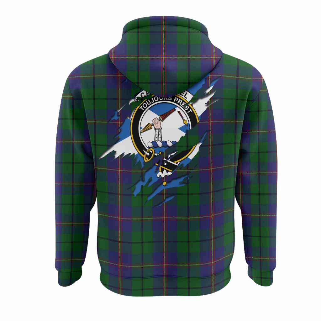 Carmichael Clan Crest In Me Tartan Hoodie Scotland Flag Style
