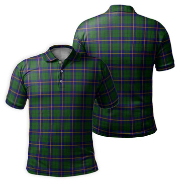 Carmichael Modern Tartan Mens Polo Shirt