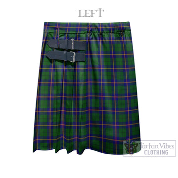 Carmichael Modern Tartan Men's Pleated Skirt - Fashion Casual Retro Scottish Kilt Style