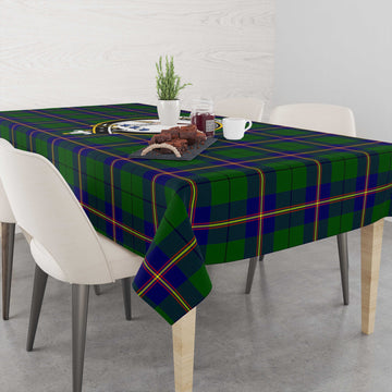 Carmichael Modern Tatan Tablecloth with Family Crest