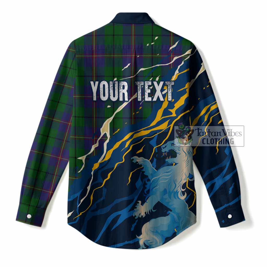 Carmichael Scotland Tartan Women Casual Shirt WC2026 Football - We'll Be Coming