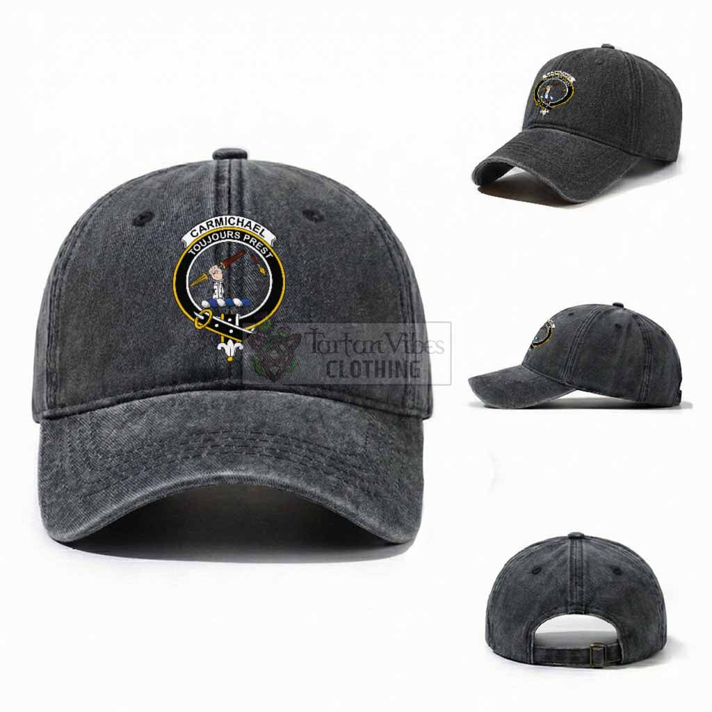 Carmichael Scottish Clan Crest Washed Baseball Cap
