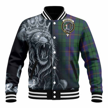 Carmichael Tartan Baseball Jacket Roaring Lion Heritage