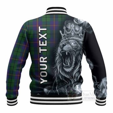 Carmichael Tartan Baseball Jacket Roaring Lion Heritage