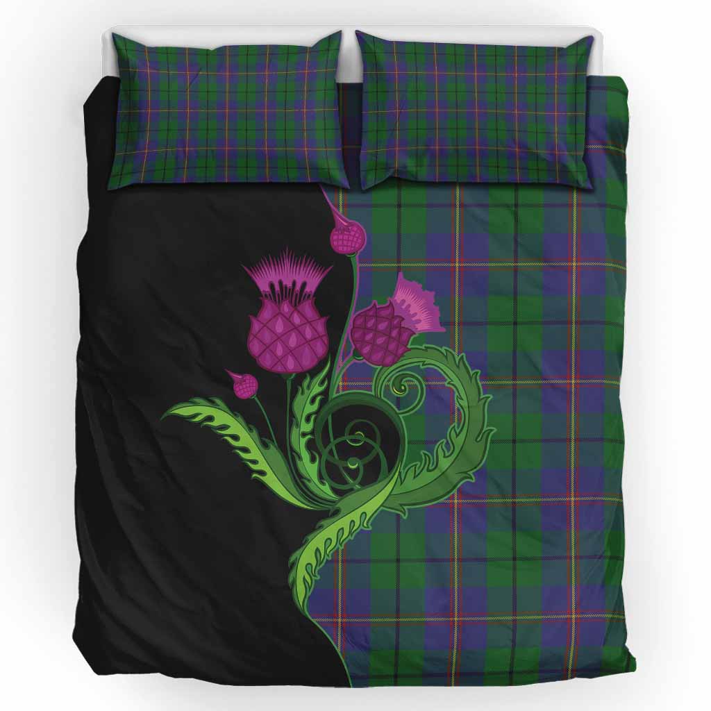 Carmichael Tartan Bedding Set Traditional Scottish Thistle UK Bedding Set UK King 91*87 inch - Tartan Vibes Clothing