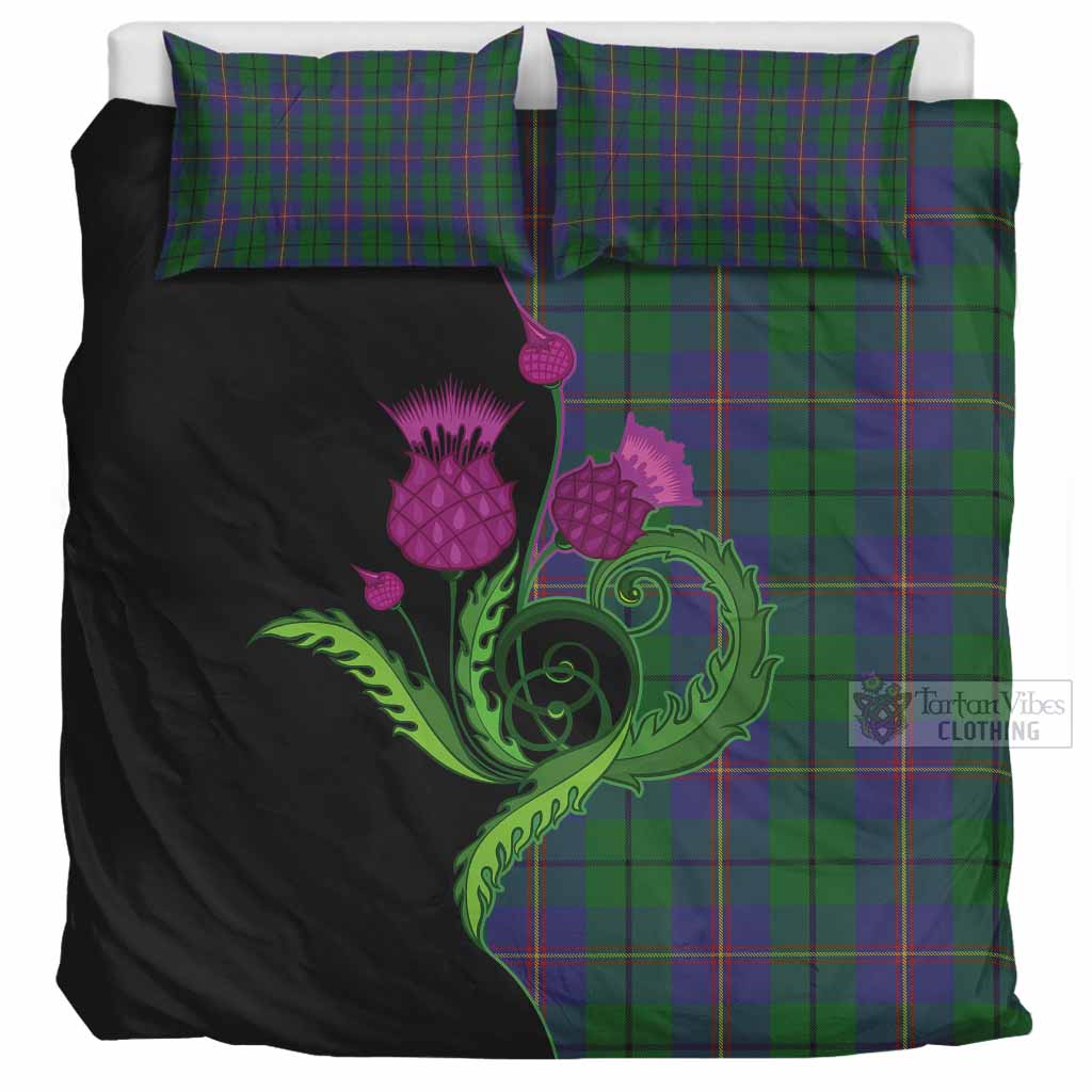 Carmichael Tartan Bedding Set Traditional Scottish Thistle UK Bedding Set UK Super King 104*94 inch - Tartan Vibes Clothing