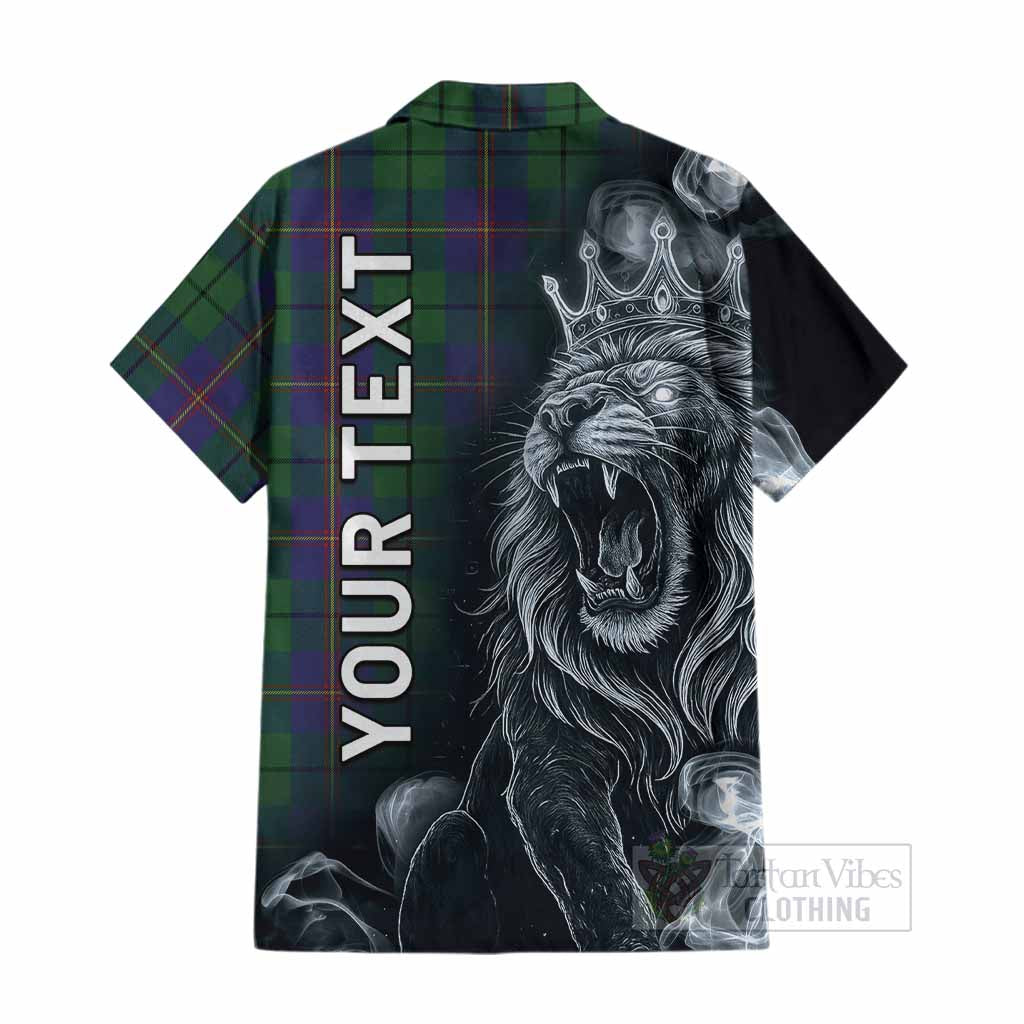 Carmichael Tartan Cotton Hawaiian Shirt Roaring Lion Heritage