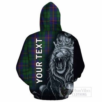 Carmichael Tartan Cotton Hoodie Roaring Lion Heritage