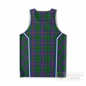 Carmichael Tartan Crest Men Tank Top Scotland Coat of Arm Flag Style - Tartan Vibes Clothing