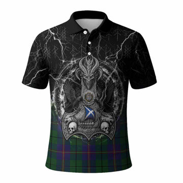 Carmichael Tartan Crest Polo Shirt Celtic Odin's Raven Legacy
