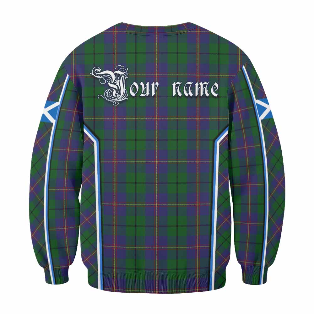 Carmichael Tartan Crest Sweatshirt Scotland Coat of Arm Flag Style - Tartan Vibes Clothing
