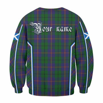 Carmichael Tartan Crest Sweatshirt Scotland Coat of Arm Flag Style - Tartan Vibes Clothing