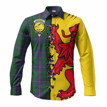 Carmichael Tartan Family Crest Long Sleeve Button Shirts Lion Rampant Honor - Tartan Vibes Clothing