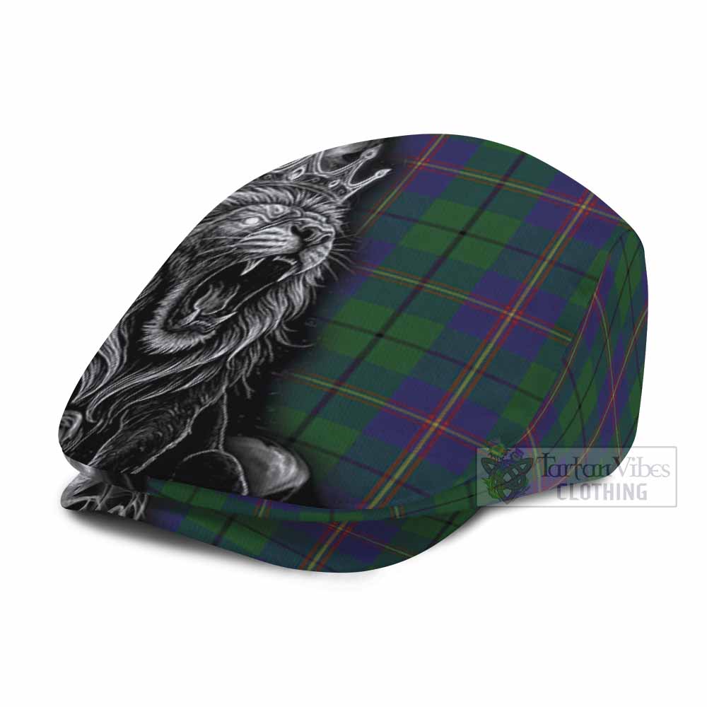 Carmichael Tartan Flat Cap, Jeff Cap Roaring Lion Heritage
