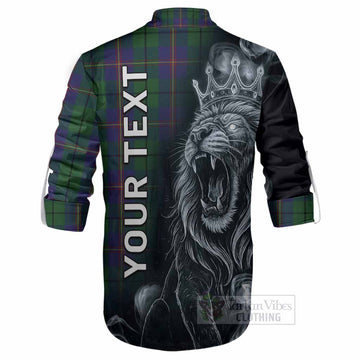 Carmichael Tartan Ghillie Shirt Roaring Lion Heritage