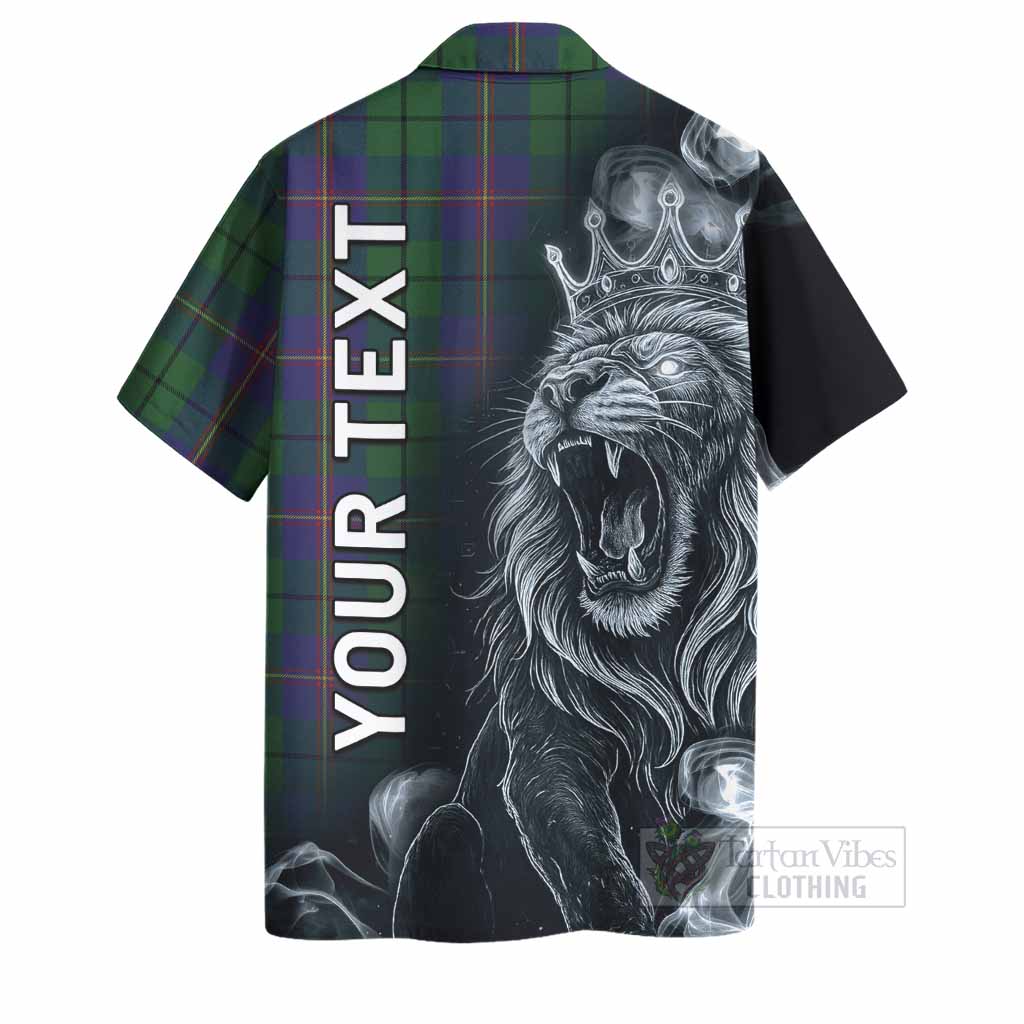 Carmichael Tartan Hawaiian Shirt Roaring Lion Heritage