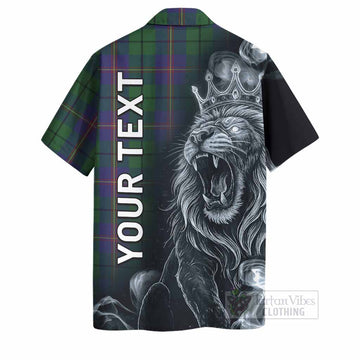 Carmichael Tartan Hawaiian Shirt Roaring Lion Heritage