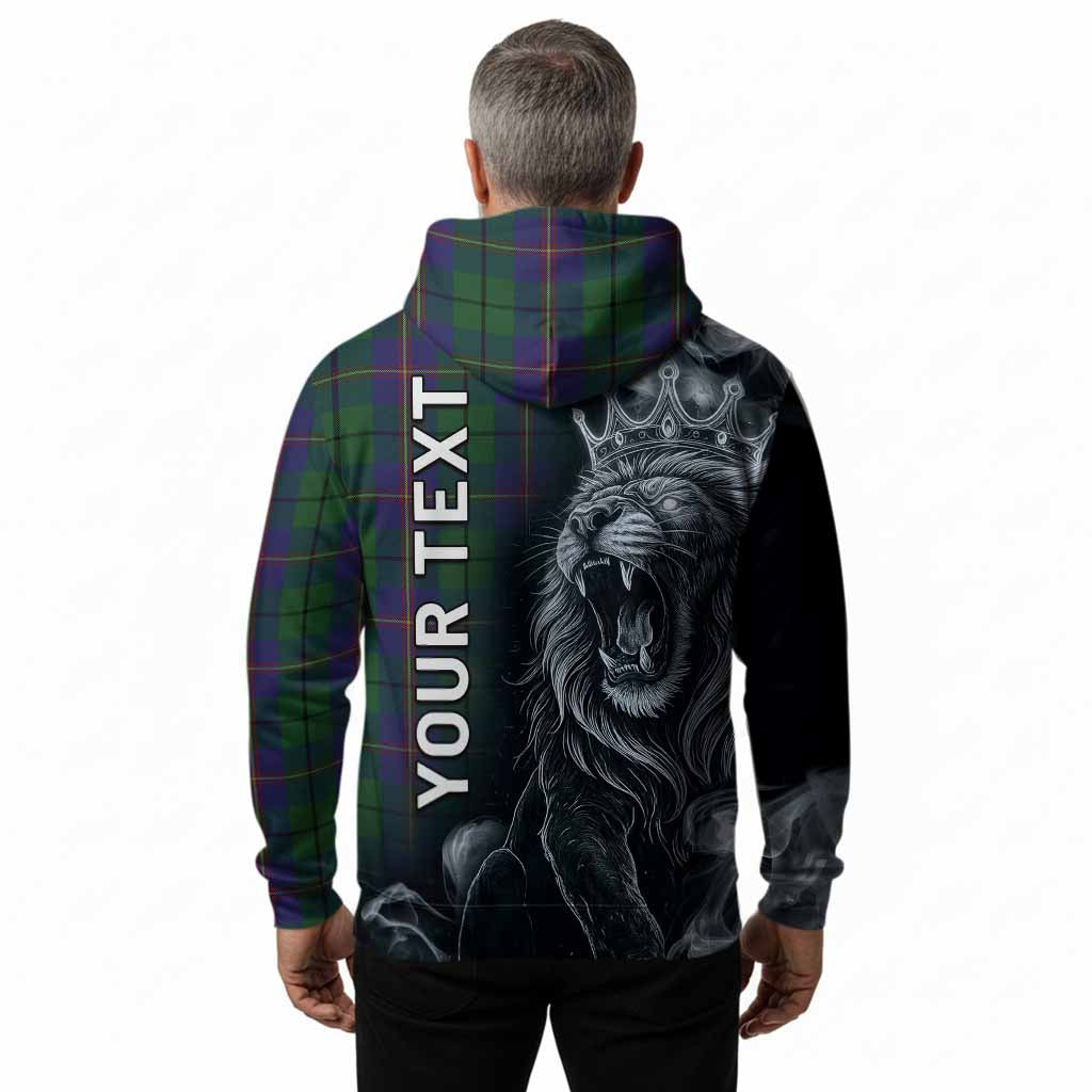 Carmichael Tartan Hoodie Roaring Lion Heritage