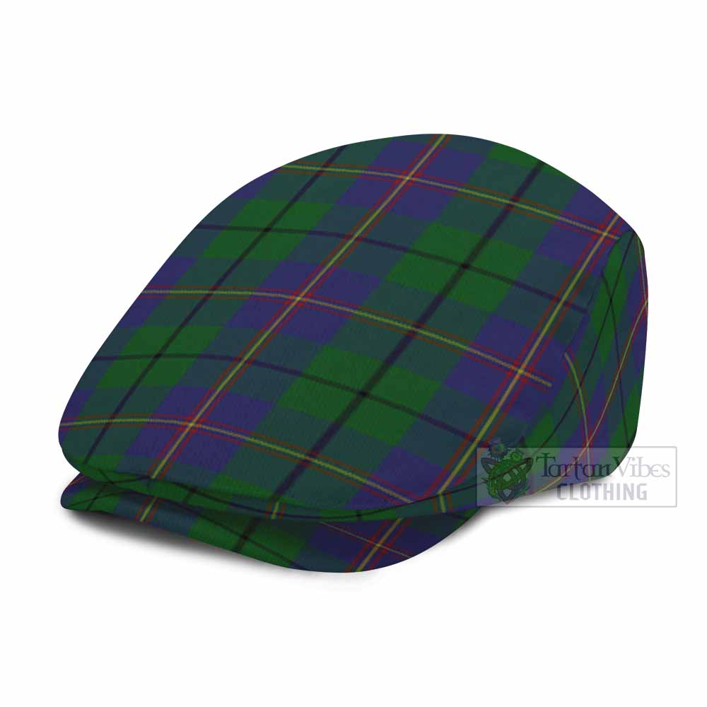 Carmichael Tartan Jeff Cap, Tartan Flat Cap