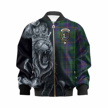 Carmichael Tartan Kid Bomber Jacket Roaring Lion Heritage