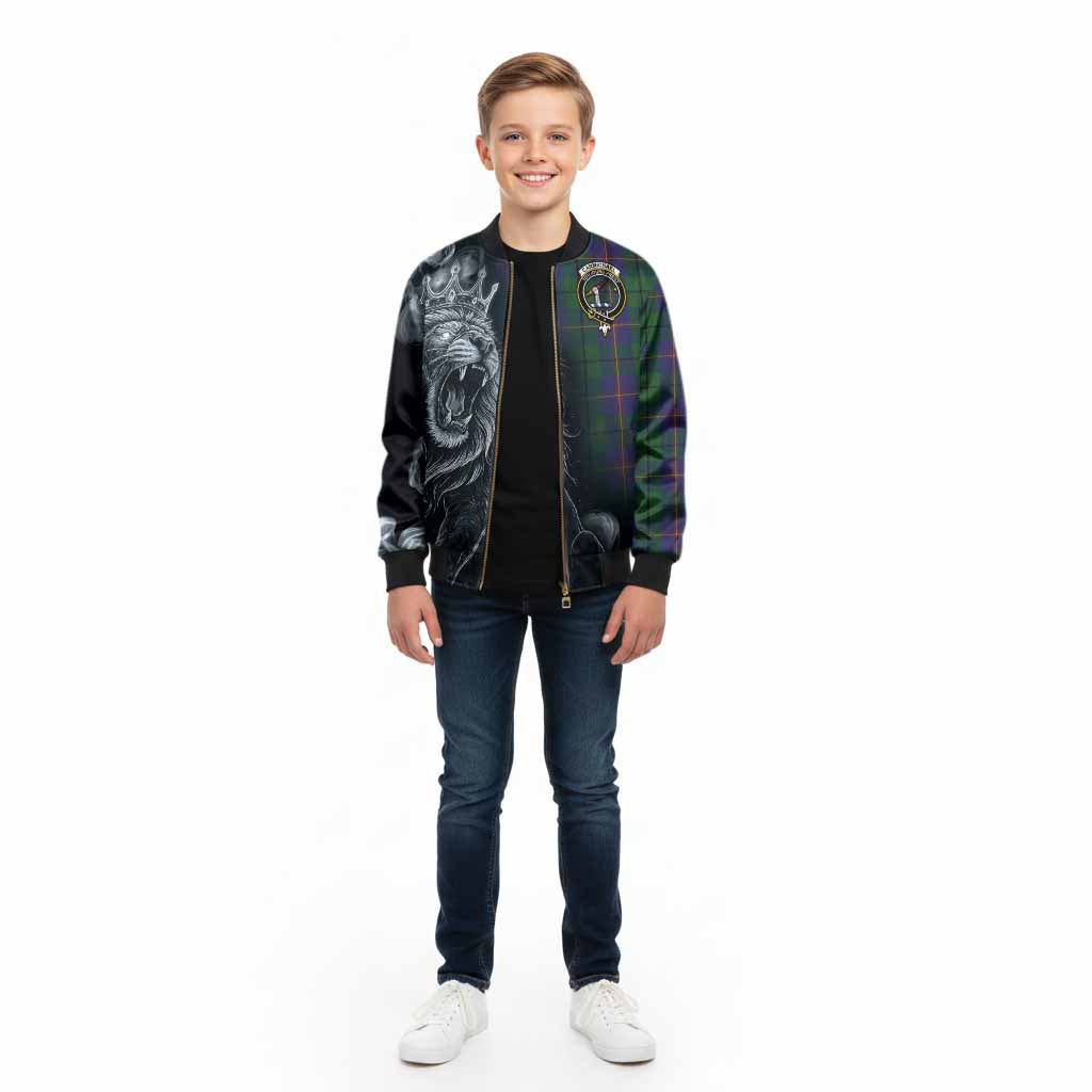 Carmichael Tartan Kid Bomber Jacket Roaring Lion Heritage