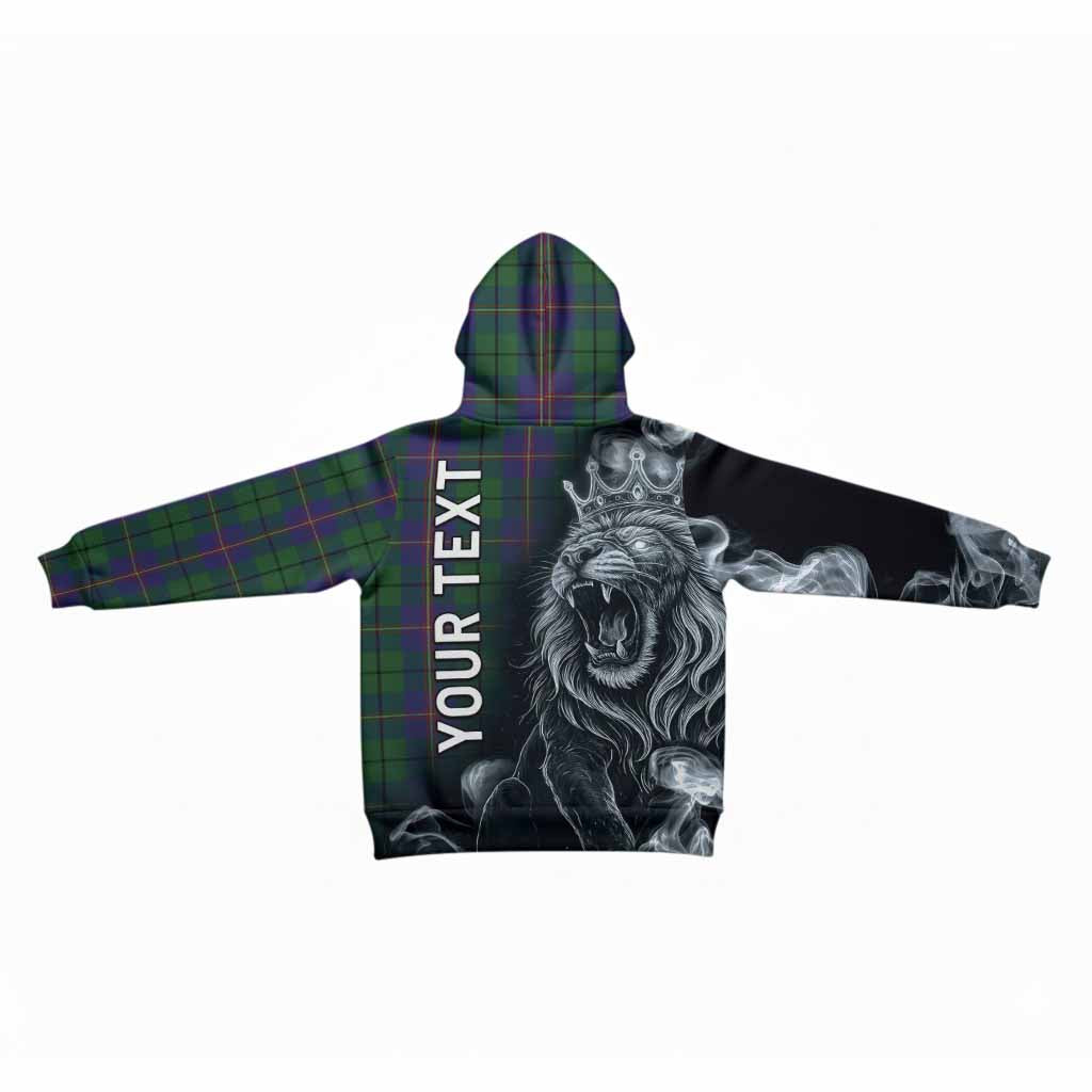 Carmichael Tartan Kid Hoodie Roaring Lion Heritage