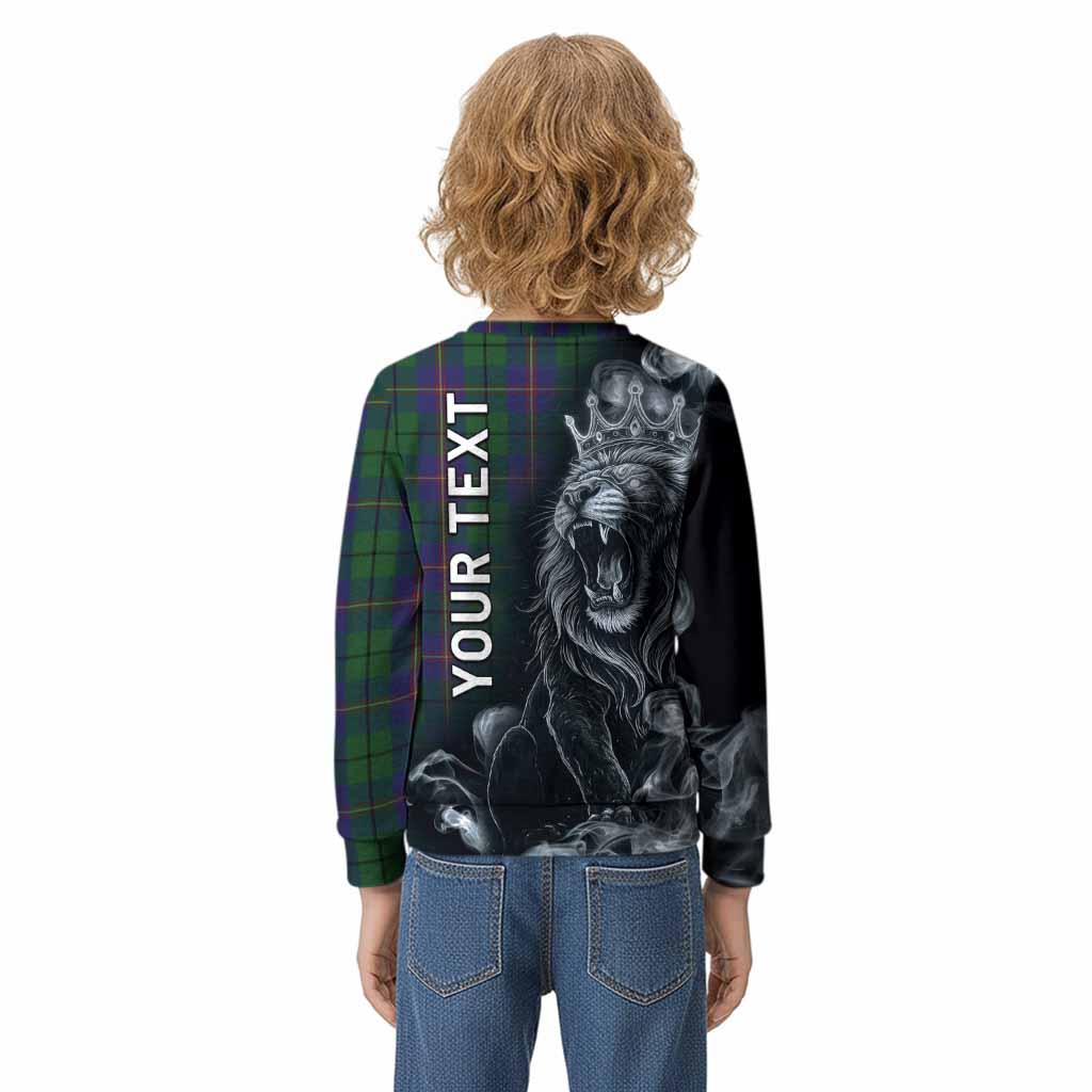 Carmichael Tartan Kid Knitted Sweatshirt Roaring Lion Heritage