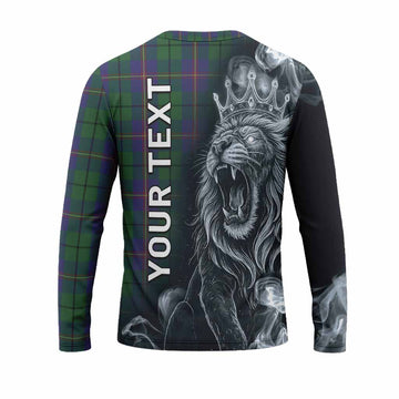 Carmichael Tartan Long Sleeve T-Shirt Roaring Lion Heritage