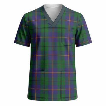 Carmichael Tartan Scrub Top - Tartan Vibes Clothing