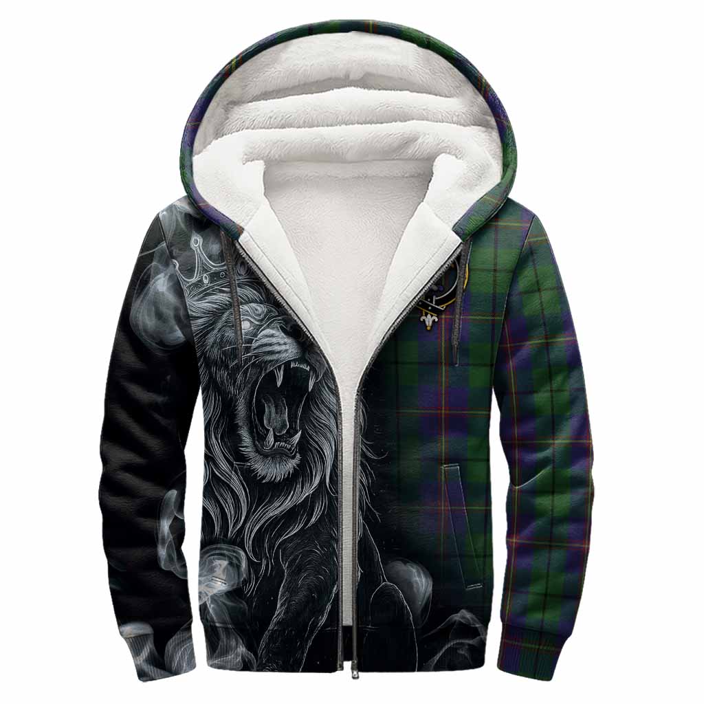 Carmichael Tartan Sherpa Hoodie Roaring Lion Heritage