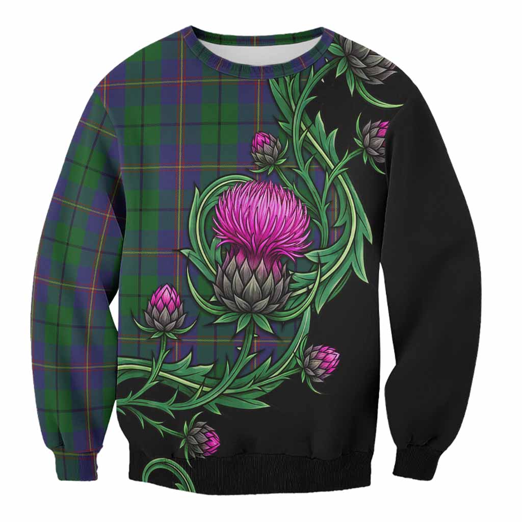 Carmichael Tartan Sweatshirt Resilient Scottish Thistle Unisex - Tartan Vibes Clothing
