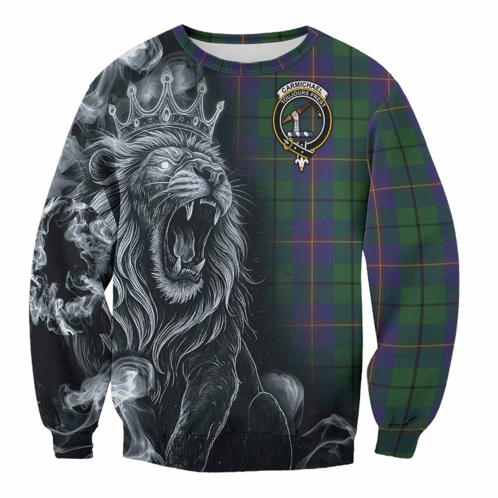 Carmichael Tartan Sweatshirt Roaring Lion Heritage