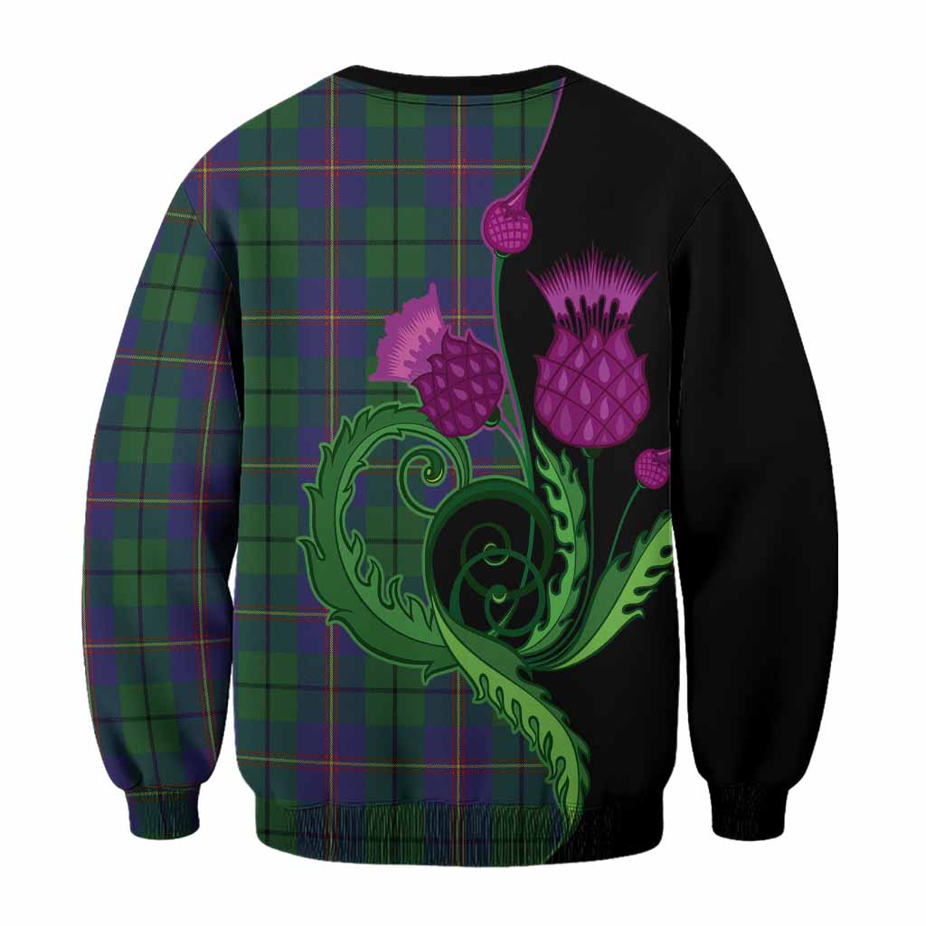 Carmichael Tartan Sweatshirt Traditional Scottish Thistle