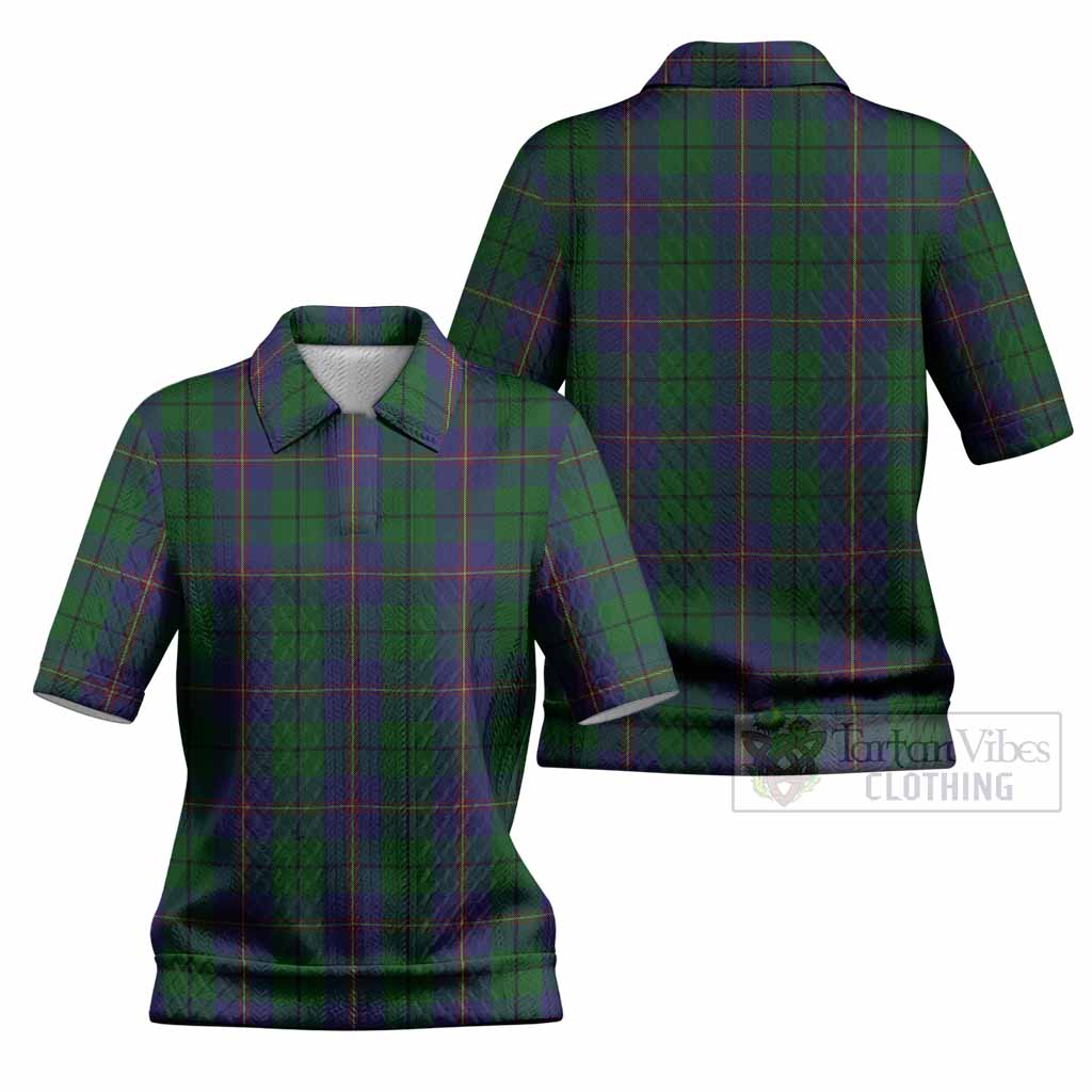 Carmichael Tartan Women’s Polo Sweater Top