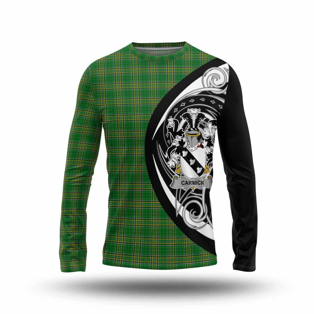 Carmick Irish Clan Long Sleeve T-Shirt Celtic Circle Style Unisex - Tartan Vibes Clothing