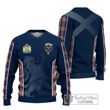 Carnegie Tartan Ugly Sweater with Family Crest and Lion Rampant Vibes Sport Style Unisex - Tartan Vibes Clothing